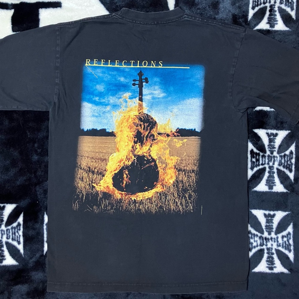 Vintage Apocalyptica Reflections 2004 Band Tee Symphonic Metal Cello Finnish